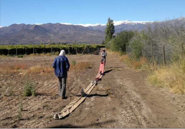 Ejemplo de levantamiento e interpretación de perfiles electromagnéticos